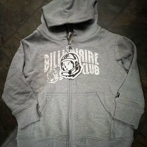 Brand new with tags. Boys size 5/6 Billionaire Boys club zip up hoodie